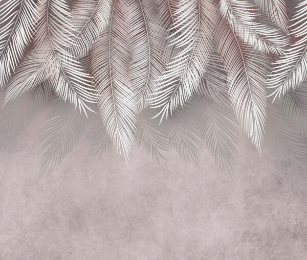 Delicate leaves against a soft backdrop Delicate leaves against a soft backdrop