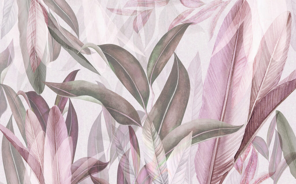 Delicate leaves in soft hues Delicate leaves in soft hues