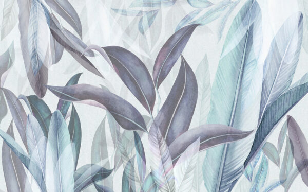 Elegant leaves in soft hues Elegant leaves in soft hues