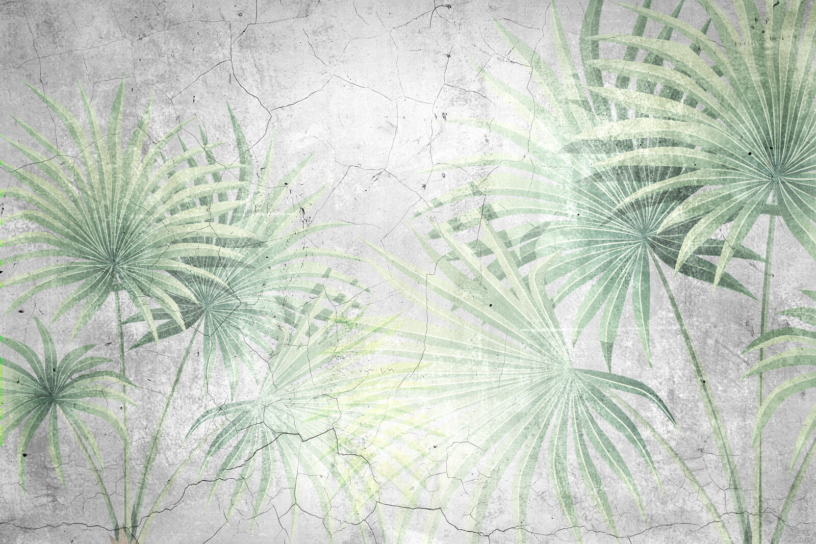 Wall with a pattern of leaves Wall with a pattern of leaves