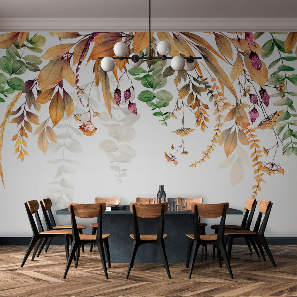 Botanical elegance on a white background