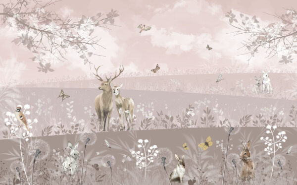 Group of animals in a field