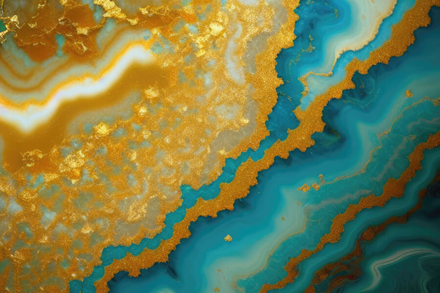 Flowing patterns in vibrant colors