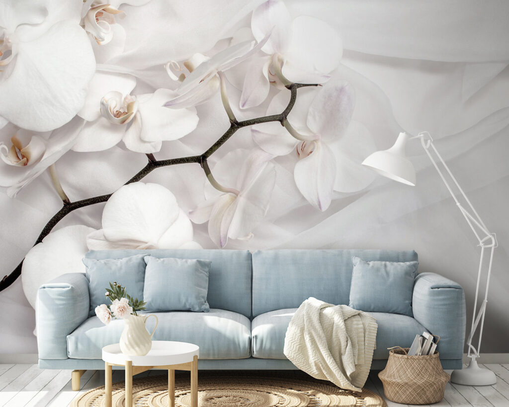 u94056pig14 1024x819 - White orchids on a white fabric - tegory