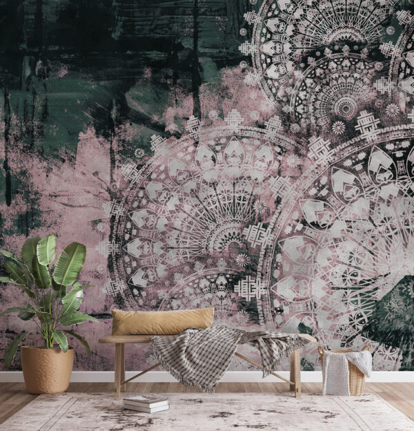 Intricate patterns in soft hues Intricate patterns in soft hues