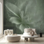 Wall murals Delicate floral beauty in soft hues