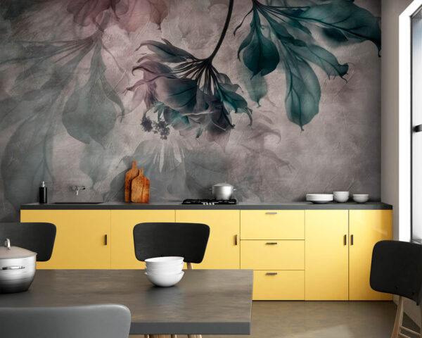 Delicate leaves in soft hues. Delicate leaves in soft hues.