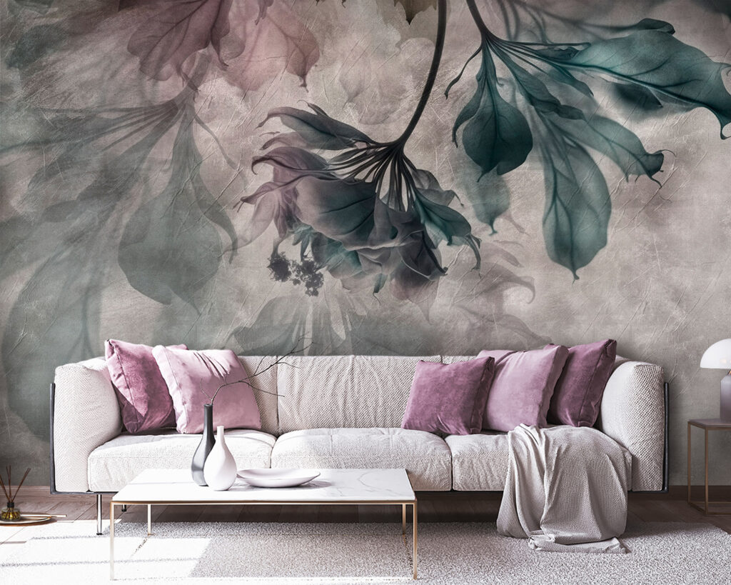 Delicate leaves in soft hues Delicate leaves in soft hues