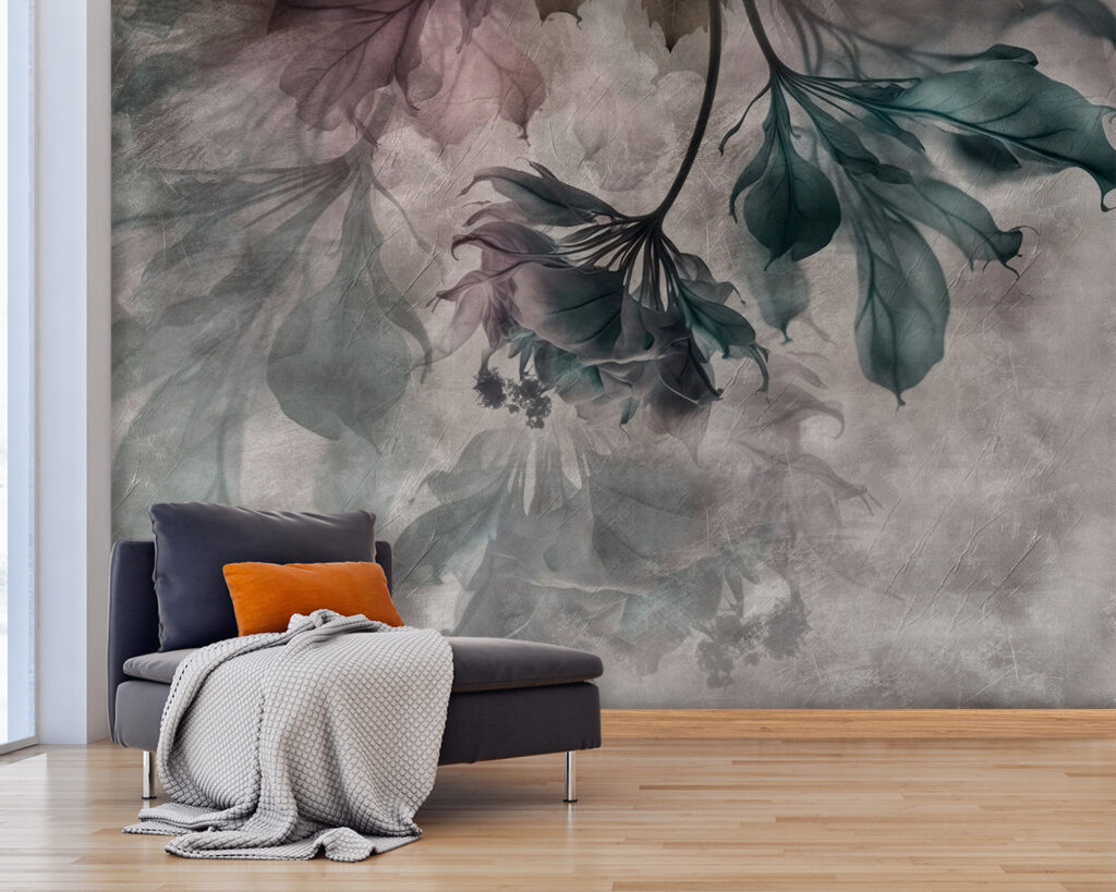 Delicate leaves in soft hues Delicate leaves in soft hues