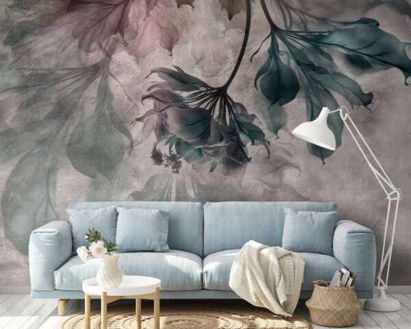 Delicate leaves in soft hues. Delicate leaves in soft hues.