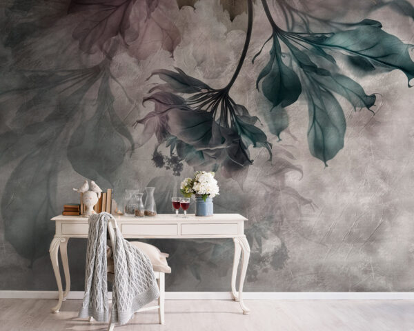 Delicate leaves in soft hues. Delicate leaves in soft hues.