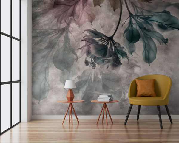 Delicate leaves in soft hues. Delicate leaves in soft hues.
