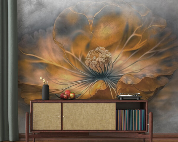 Delicate petals in warm hues