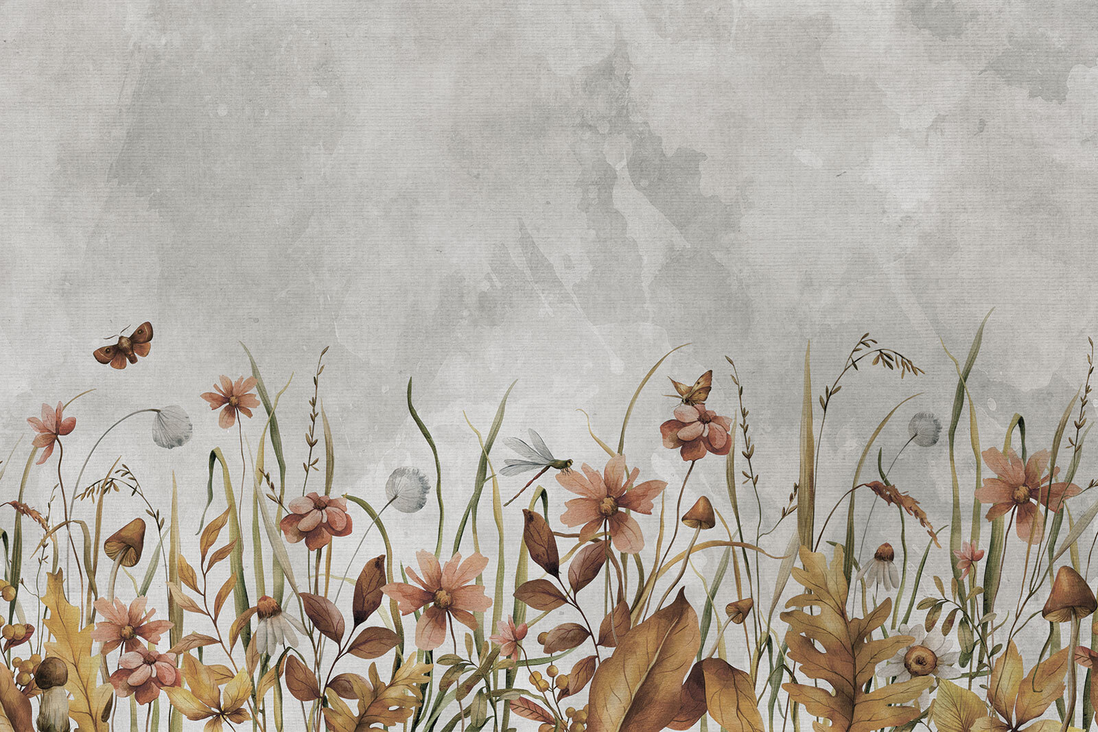 u93703p - Painting of flowers and grass - tegory
