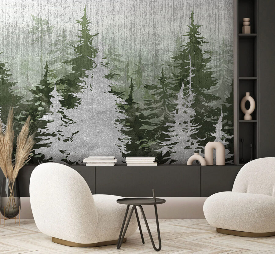 Wall murals Group of trees in a forest - Image 3