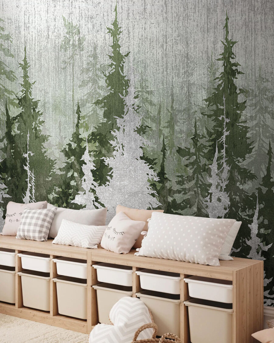 Wall murals Group of trees in a forest - Image 2