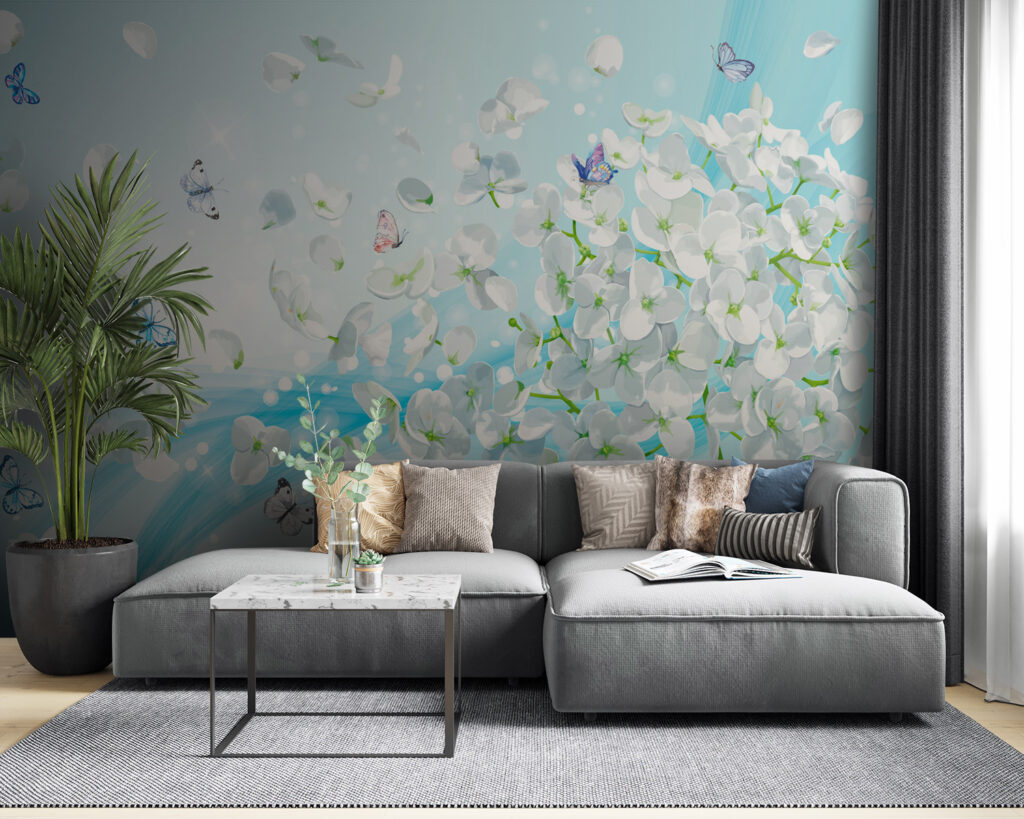 u93477pig53 1024x819 - White flowers with butterflies flying - tegory