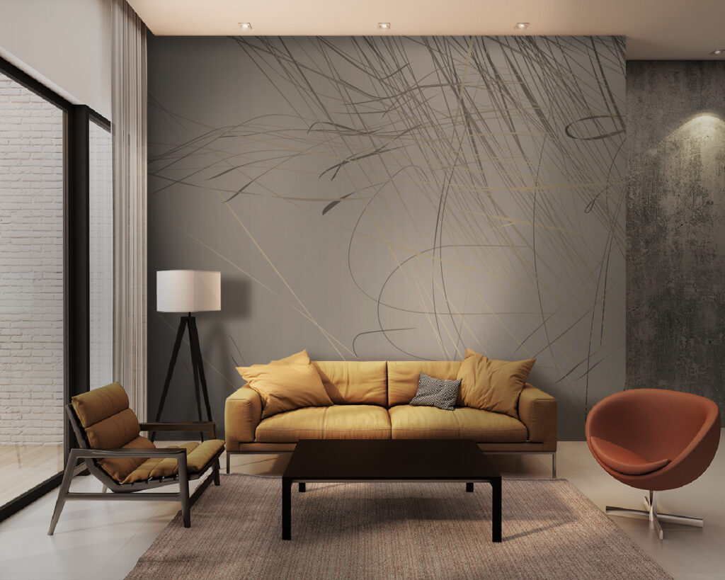 Abstract lines on a soft background