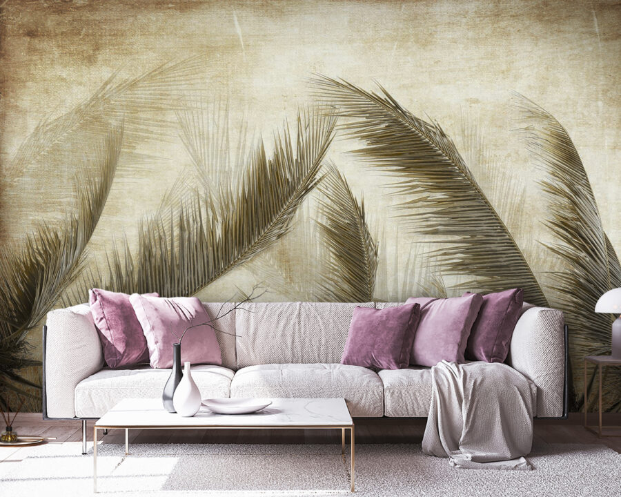 Group of palm trees
