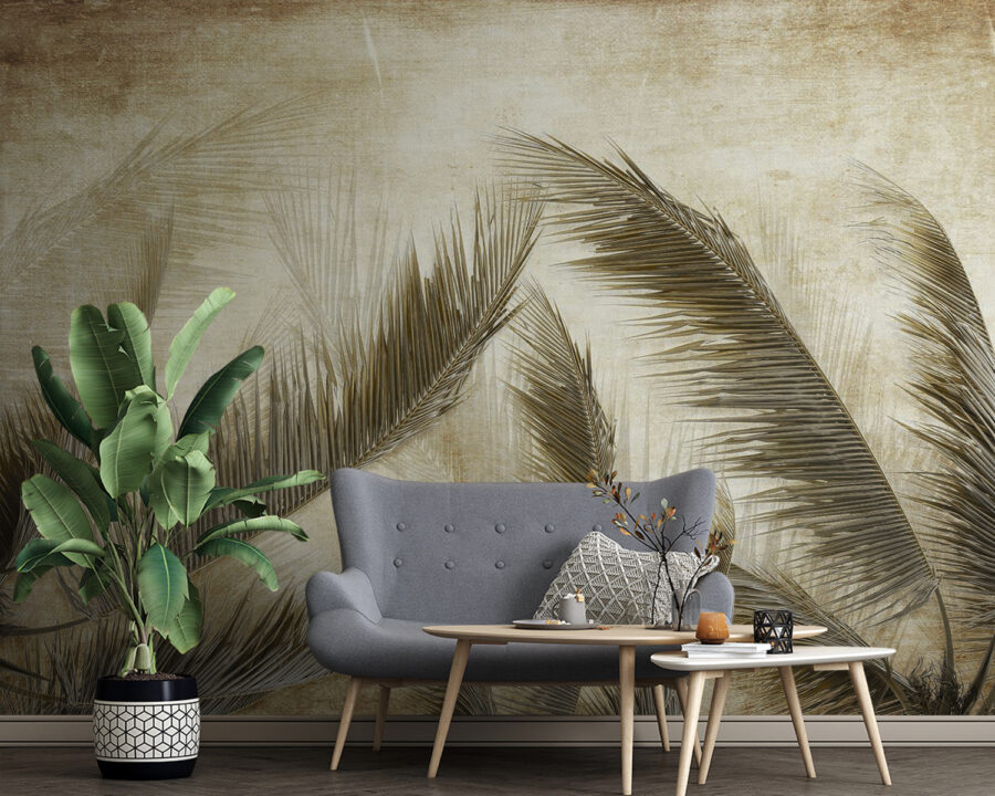 Group of palm trees