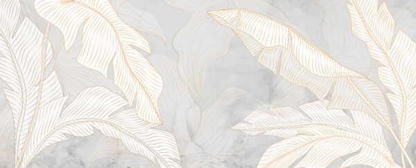 A white and orange leaves on a gray background A white and orange leaves on a gray background