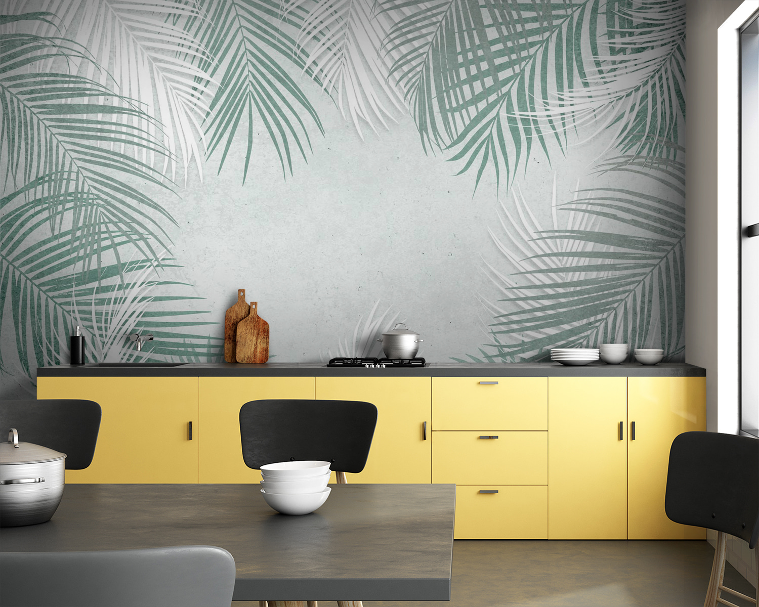 Group of palm leaves u93113pik83m - Group of palm leaves - tegory