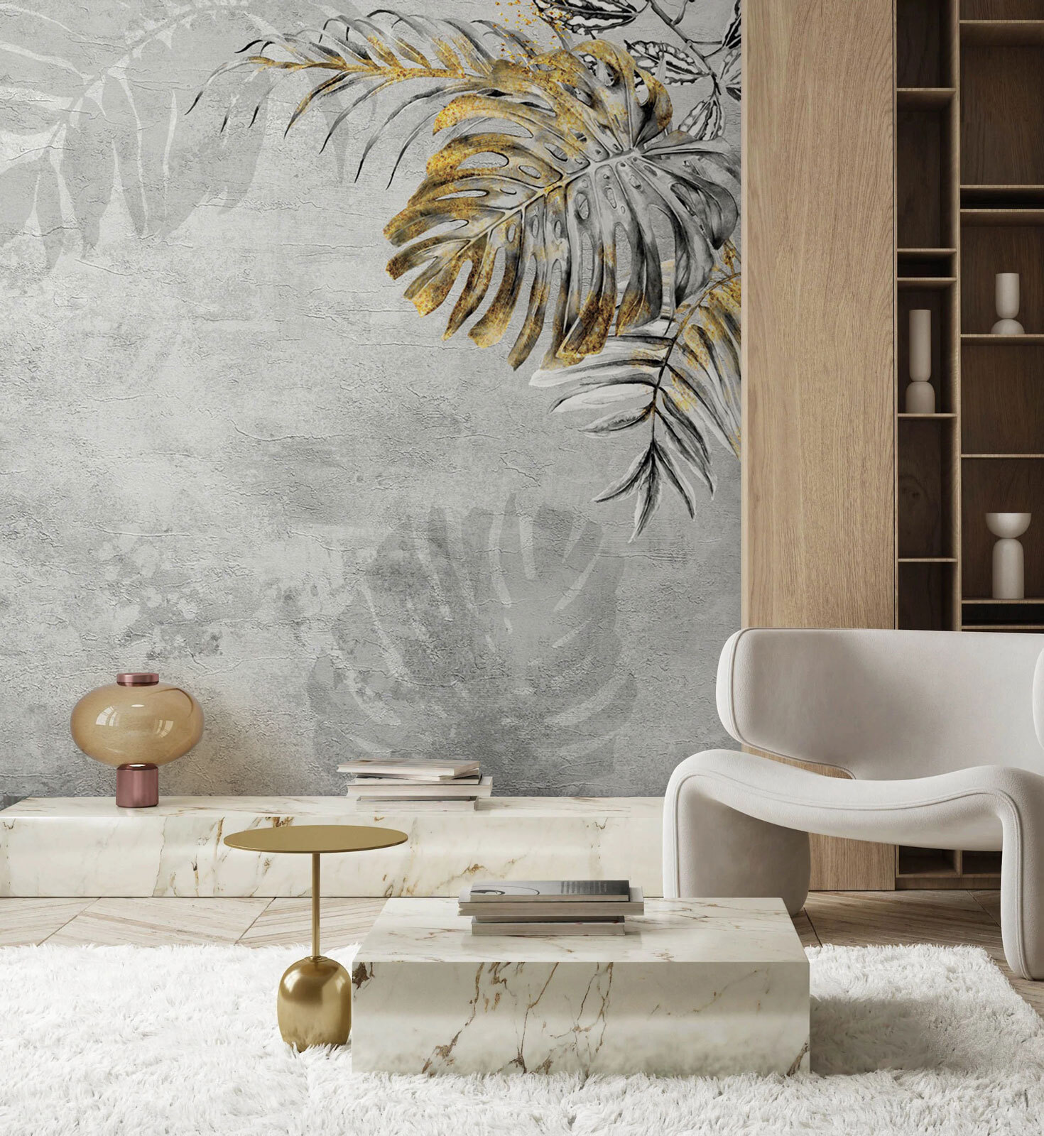 u78603pih1m - Nature-inspired leaves on textured background - tegory