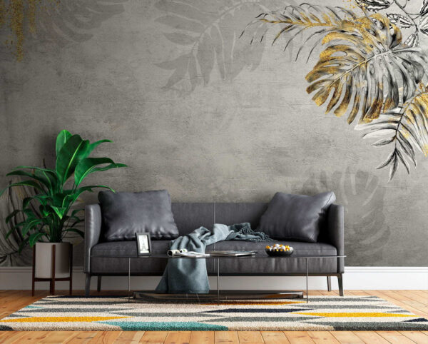 Nature-inspired leaves on textured background u78603pig1 600x482 - Nature-inspired leaves on textured background - tegory
