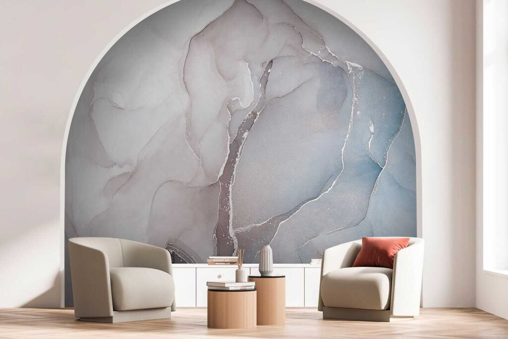Abstract flowing shapes in soft tones Abstract flowing shapes in soft tones