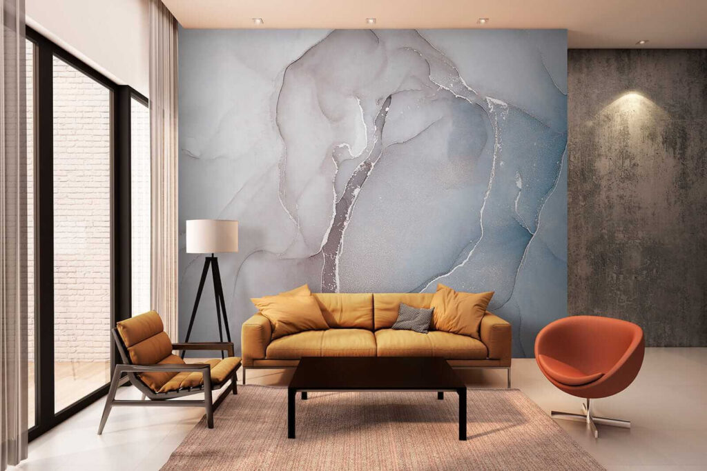 Abstract flowing shapes in soft tones Abstract flowing shapes in soft tones