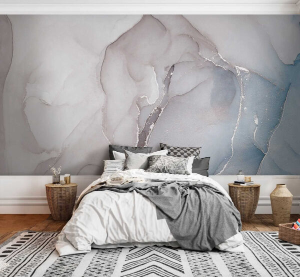 Abstract flowing shapes in soft tones Abstract flowing shapes in soft tones