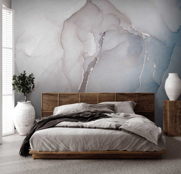 Abstract flowing shapes in soft tones Abstract flowing shapes in soft tones