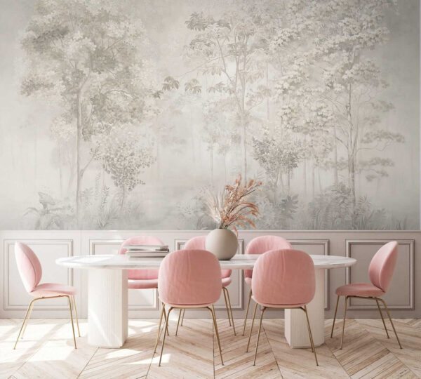 Wallpaper with trees and plants Wallpaper with trees and plants