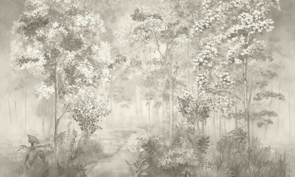 Wallpaper with trees and plants Wallpaper with trees and plants