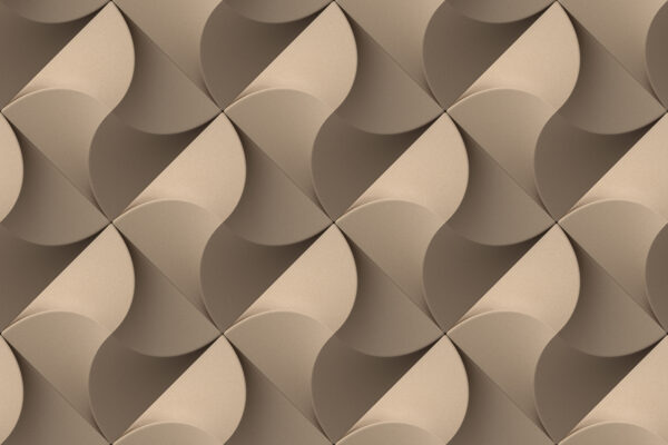 Wall with a pattern of circles and squares Wall with a pattern of circles and squares