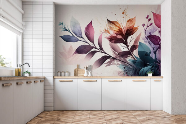 Vibrant foliage in soft pastel hues. Vibrant foliage in soft pastel hues.