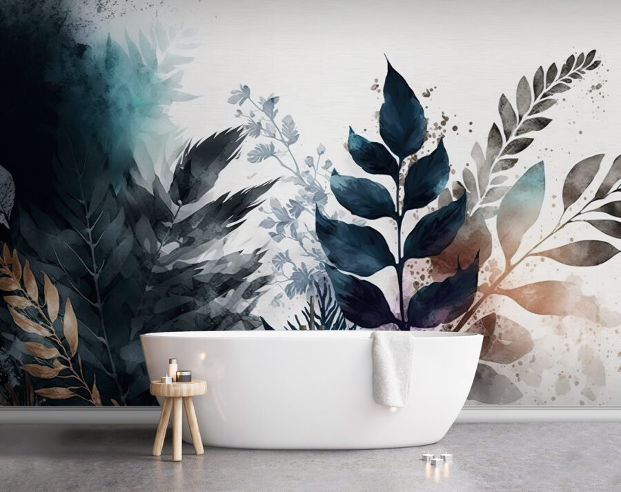 Elegant botanical abstract design. Elegant botanical abstract design.