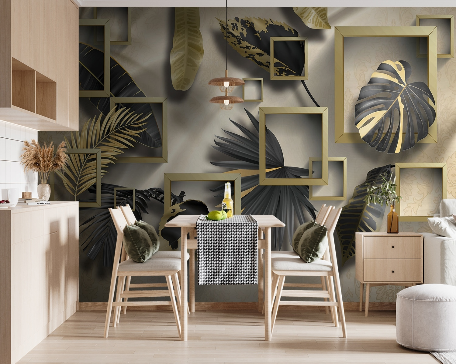 Luxurious foliage in elegant frames Luxurious foliage in elegant frames