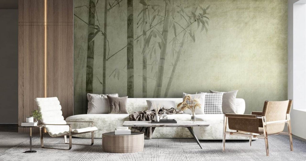 Group of bamboo trees