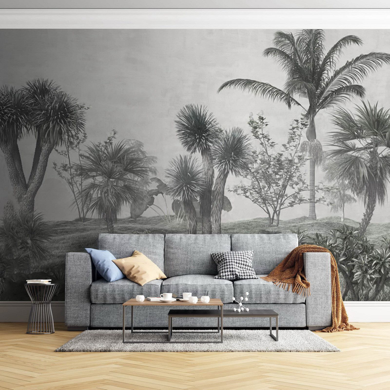 Landscape with palm trees and bushes u72418pig1m - Landscape with palm trees and bushes - tegory