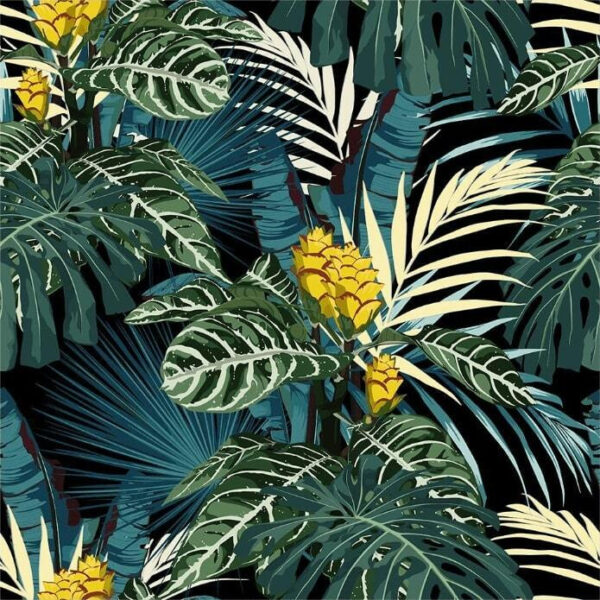 Pattern of tropical plants Pattern of tropical plants