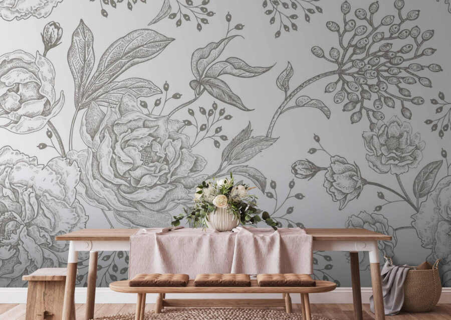Delicate floral pattern on a light background u72258piq1 900x638 - Delicate floral pattern on a light background - tegory
