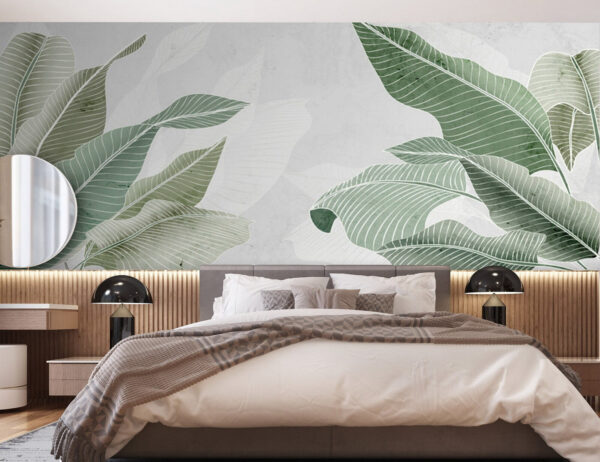 Wall murals Soft greens and calming textures (SKU: u72115) Wall murals Wall murals Soft greens and calming textures (SKU: u72115)
