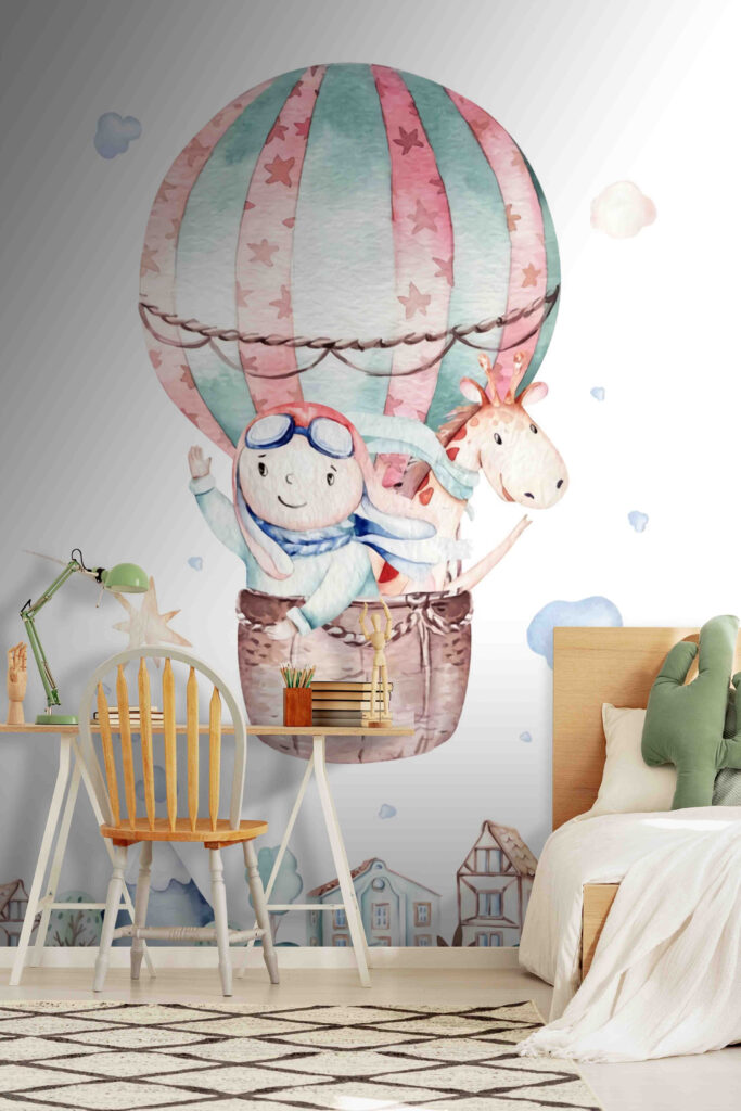 u72079pir2 683x1024 - Watercolor illustration of a person in a hot air balloon - tegory