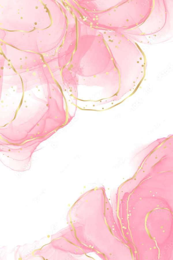 Pink swirls with speckled accents Pink swirls with speckled accents