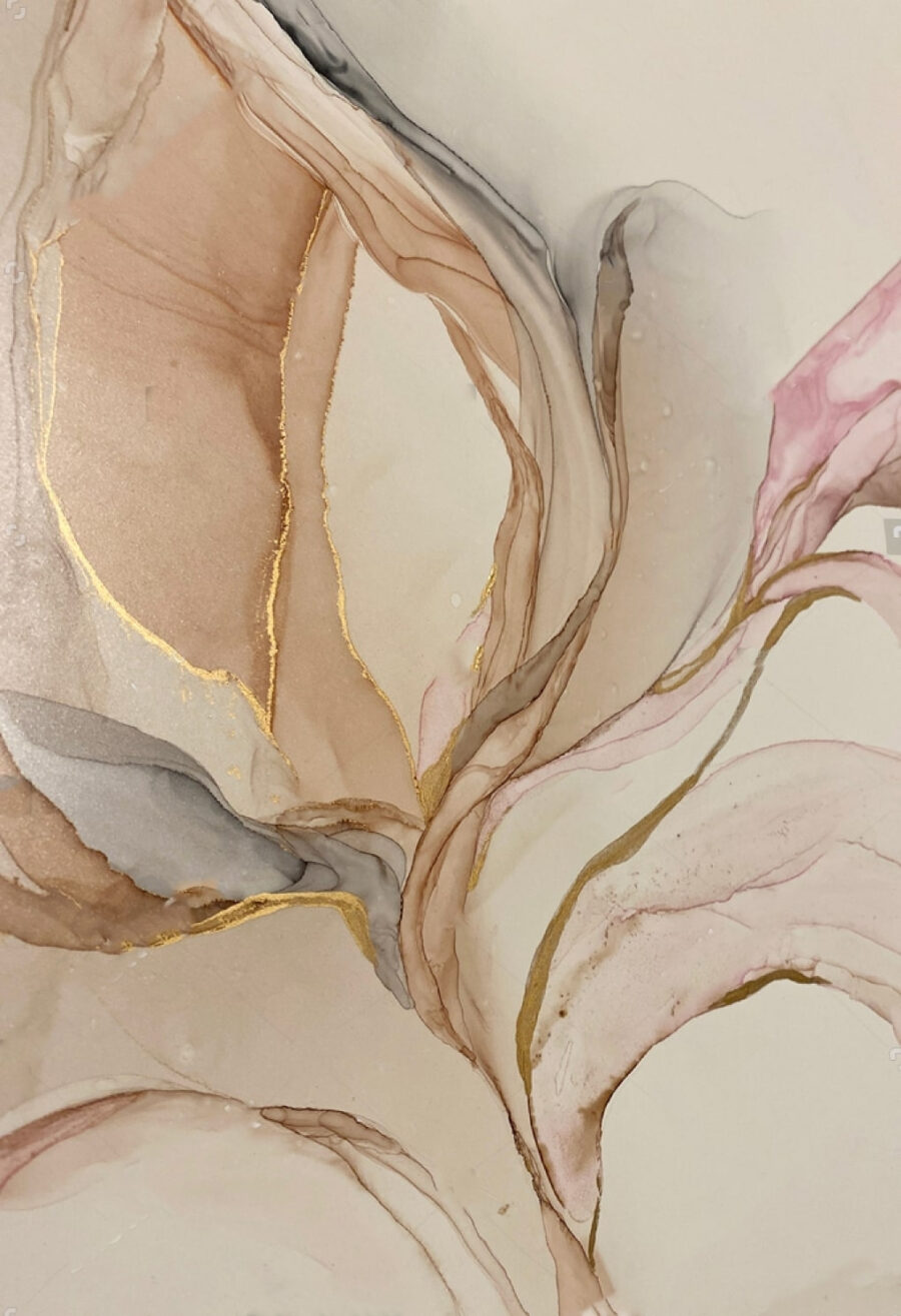 Flowing hues in soft harmony