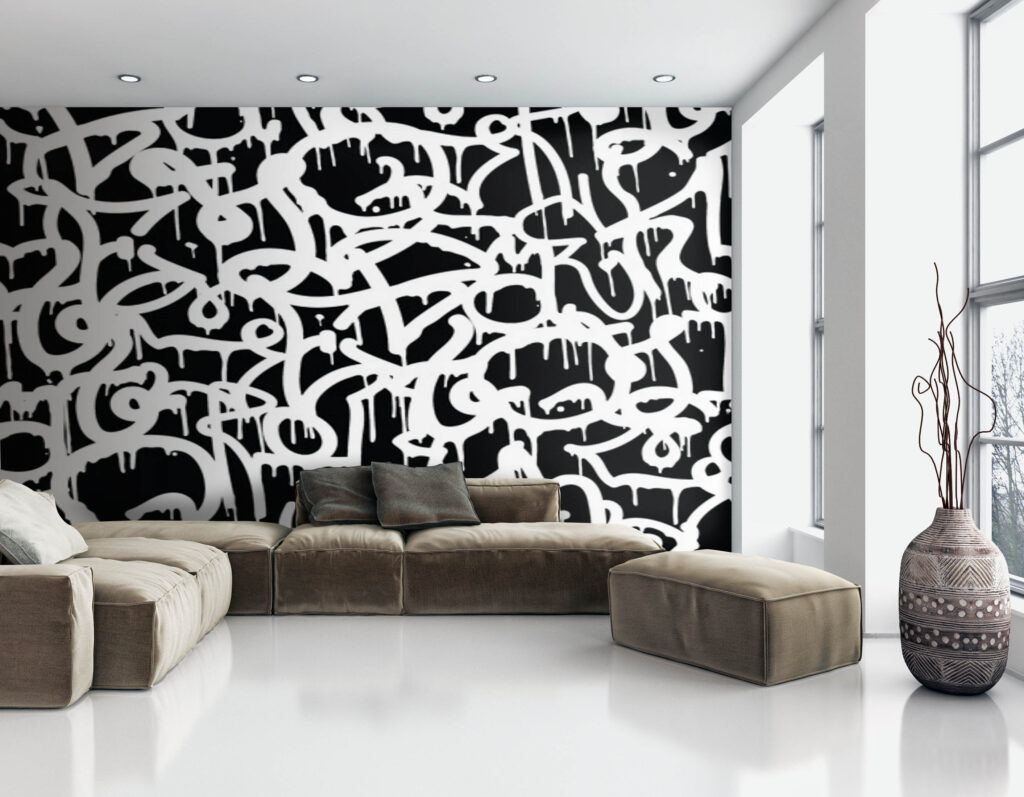 Black and white graffiti u71789pig3 1024x797 - Black and white graffiti - tegory