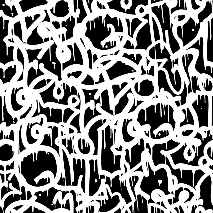 Black and white graffiti u71789p 900x900 - Black and white graffiti - tegory