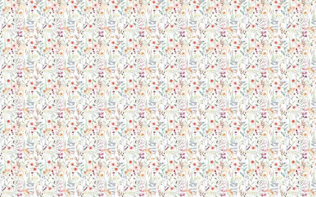 Pattern of flowers and plants Pattern of flowers and plants