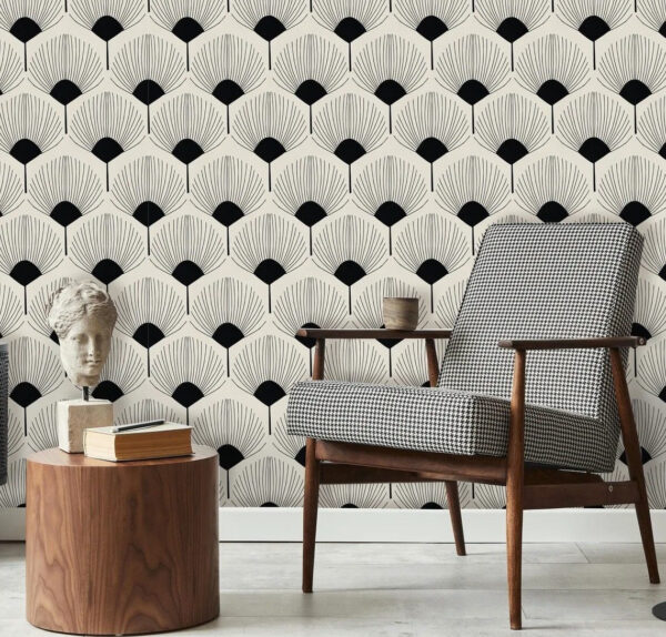 Pattern of hexagons on a black background Pattern of hexagons on a black background